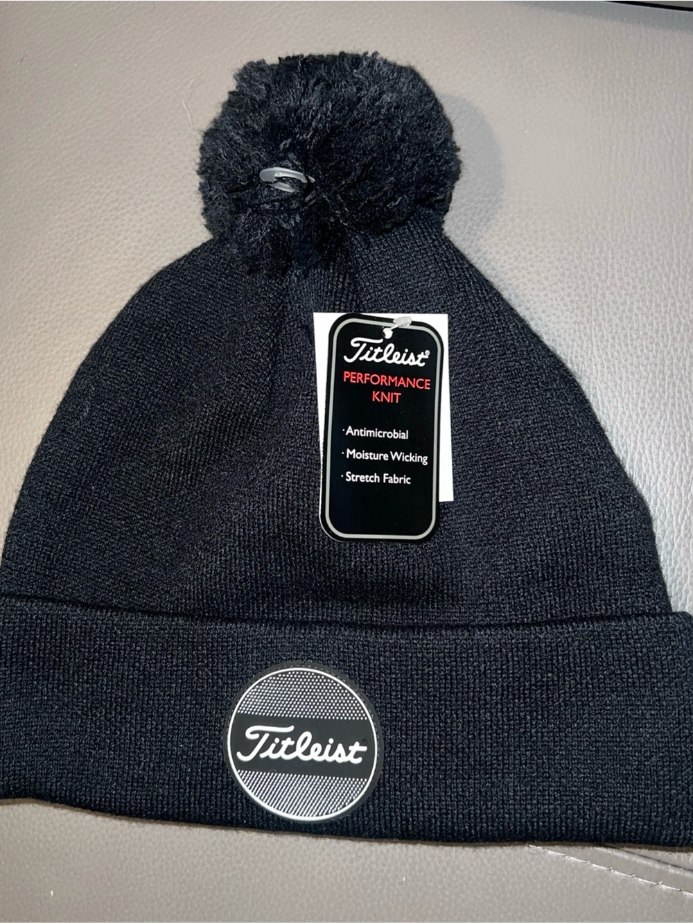 Titleist Black & Red Performance Knit NEW WITH Tags UNISEX ONE SIZE